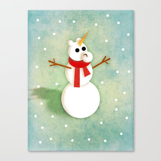 Carrot Horn Unicorn Canvas Print