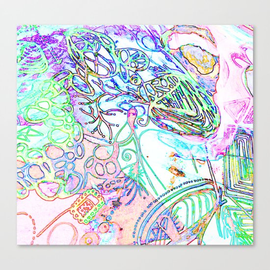 spec vertebraeyes Canvas Print