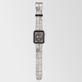 Mesa USA - Black&White City Map Apple Watch Band