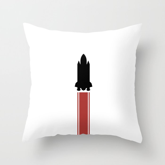 Outer Space Spacecraft Vehicle Vol. 1 Throw Pillow