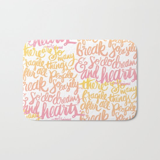 fragile things Bath Mat