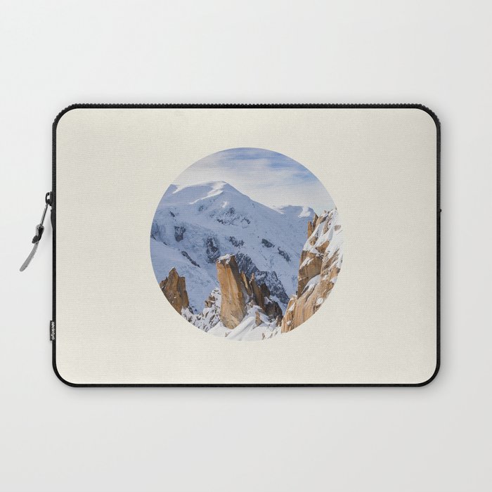 Rocky Snow Mountain Laptop Sleeve