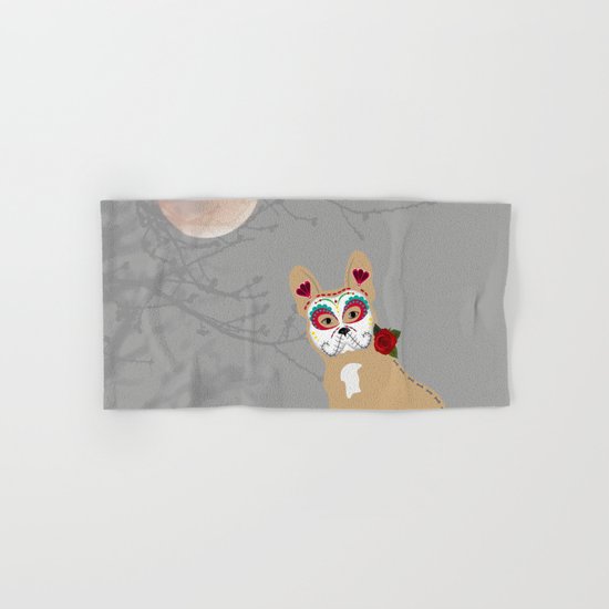 Frenchie Sugar Cream Hand & Bath Towel