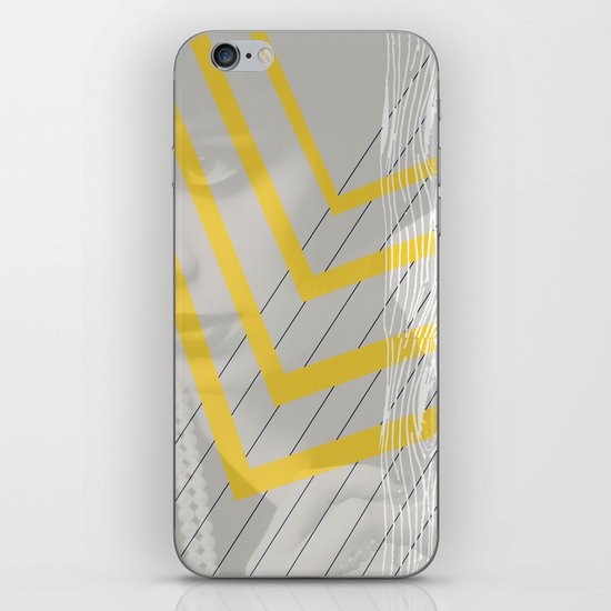 Lady in lines iPhone & iPod Skin