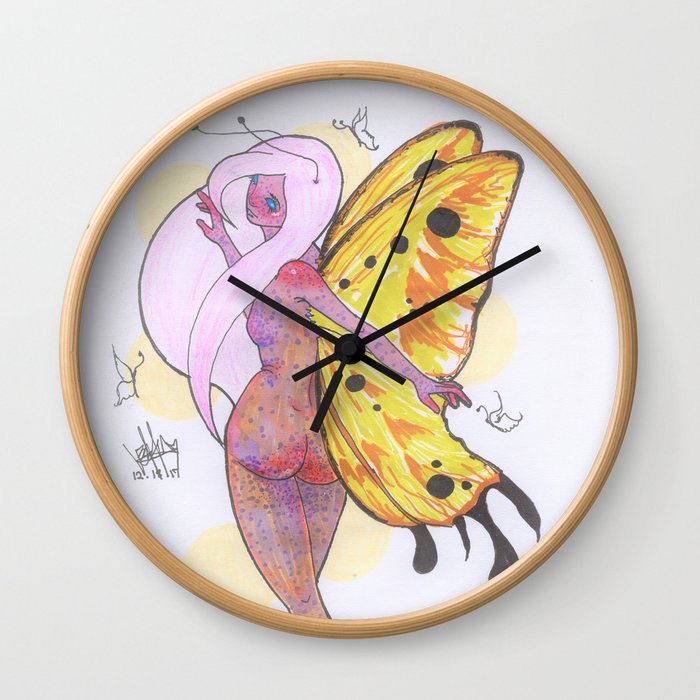 Butterfly Queen Wall Clock