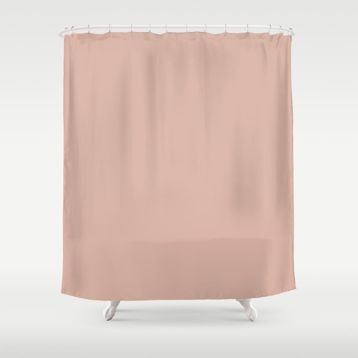 Cinnamon Whip Tan Shower Curtain