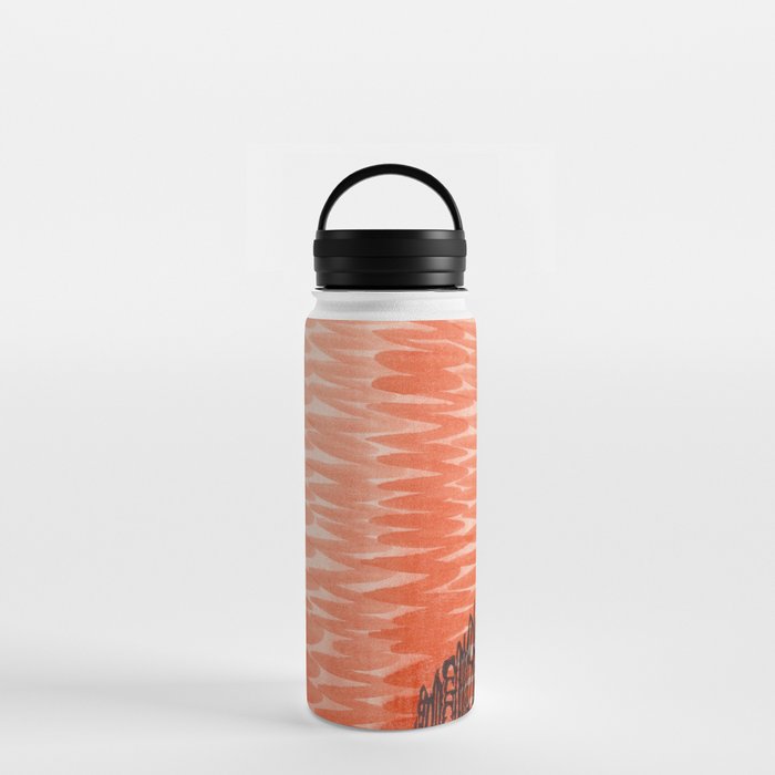 Clementine ZigZag Water Bottle