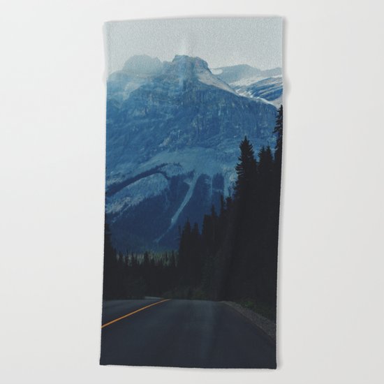 Canadian Road II Beach Towel