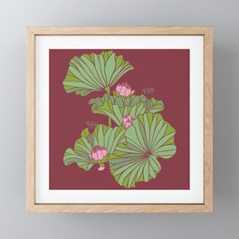 Lotus Framed Mini Art Print
