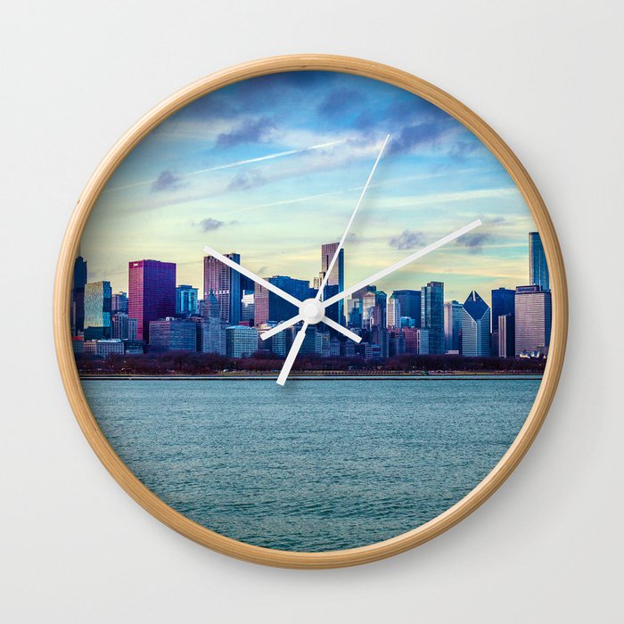 Chicago Skyline Wall Clock
