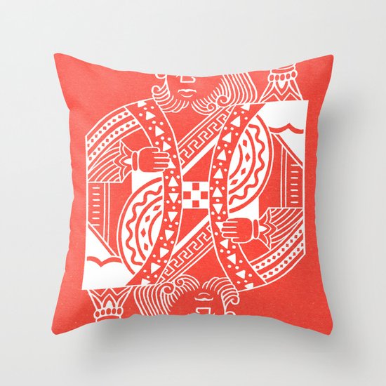 Creativity Is King Throw Pillow