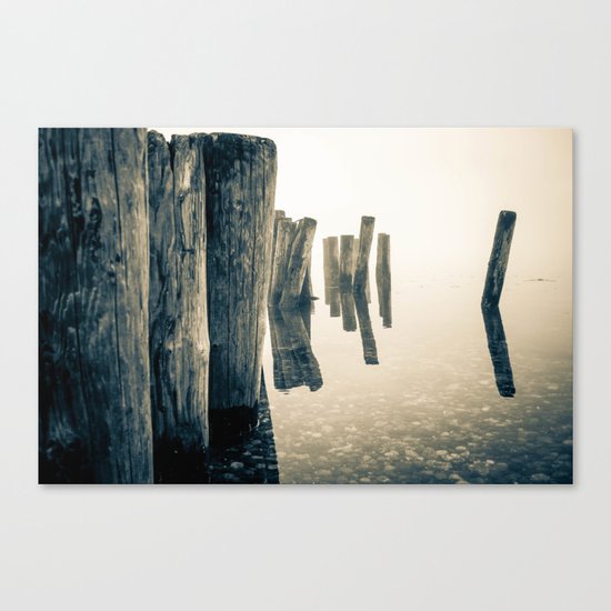 Foggy Ocean Canvas Print