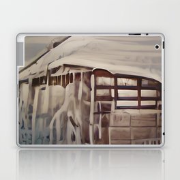 Snow Covered Horse Barn Laptop Skin