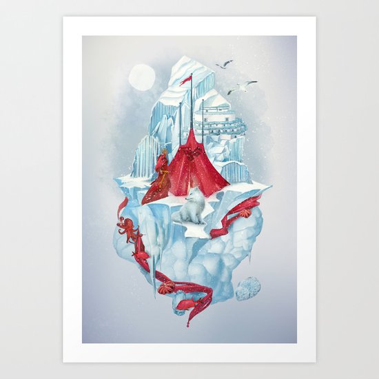 ice Art Print