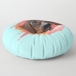 Dachshund Donuts Floor Pillow