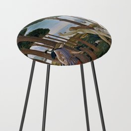 Botticelli - The Story of Nastagio degli Onesti I Counter Stool