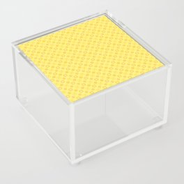 children's pattern-pantone color-solid color-yellow Acrylic Box