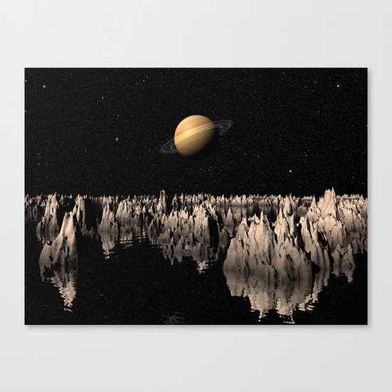 Planet Saturn Canvas Print