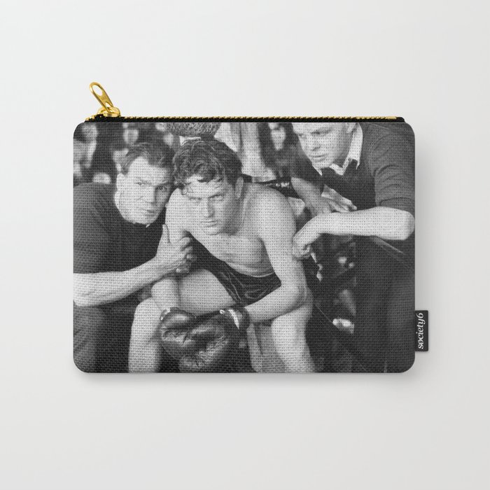 Boxer in corner with trainers Carry-All Pouch