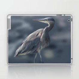 Low Tide Heron  Laptop & iPad Skin