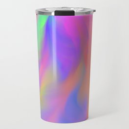 Neon Flow Nebula #1 Travel Mug