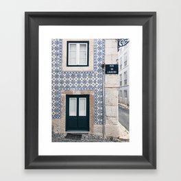 Alfama / Lisbon, Portugal Framed Art Print