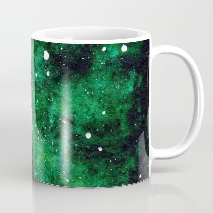 Green Nebula Coffee Mug