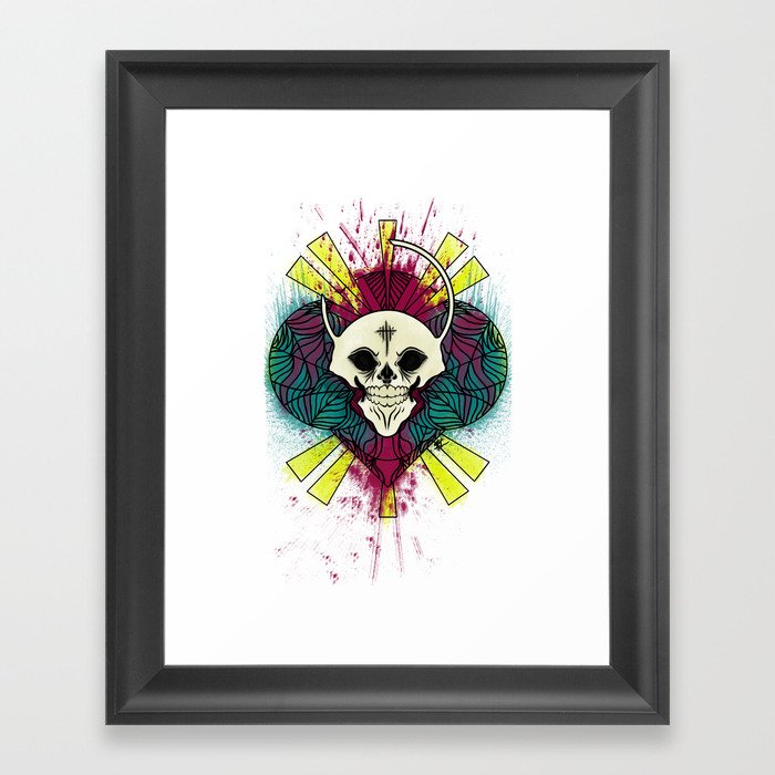 The Beauty of Color and the Strange Framed Art Print