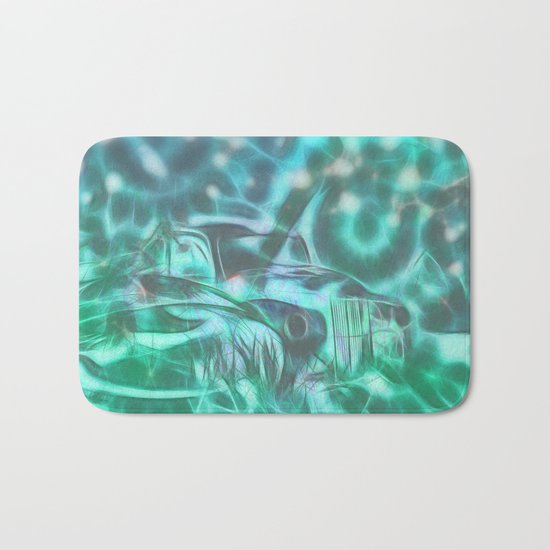 Underwater wreck Bath Mat