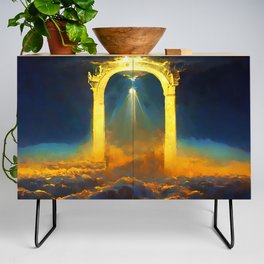 Ascending to the Gates of Heaven Credenza