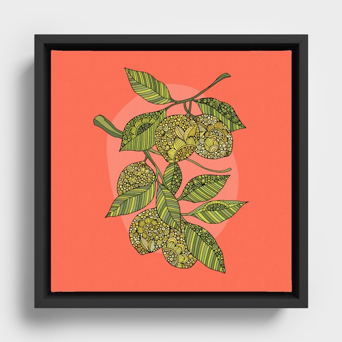 When life gives you lemons... Framed Canvas