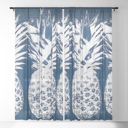 pineapples Sheer Curtain