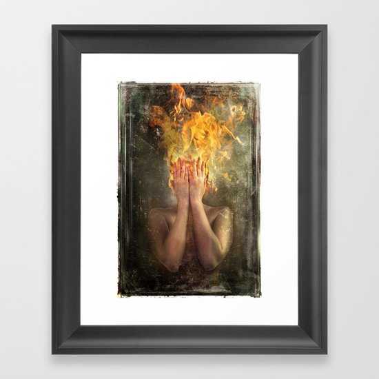 Perish the Thought Framed Art Print