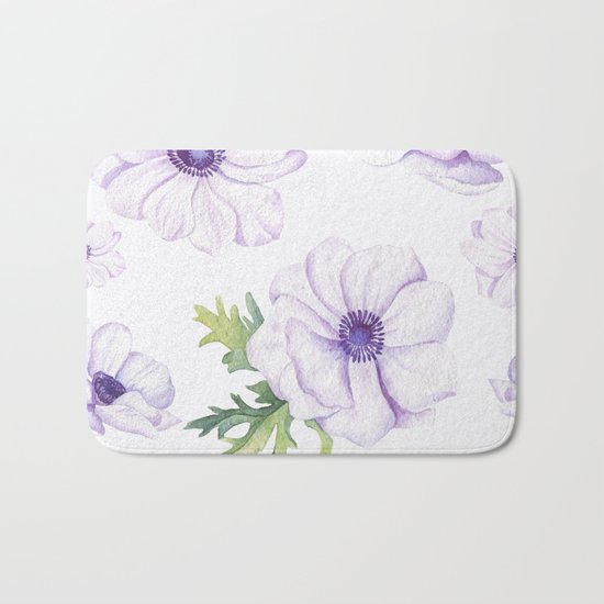 Anemones #society6 #buyart Bath Mat