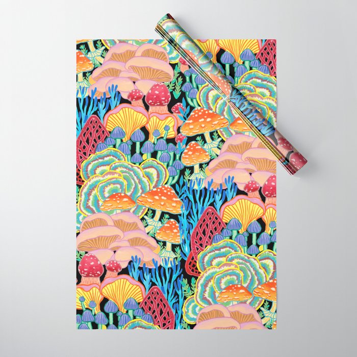 Fungi World (Mushroom world) - BKBG Wrapping Paper