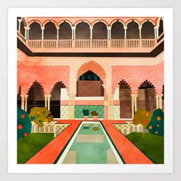 Granada Alhambra Art Print