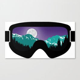 Moonrise Goggles | Goggle Designs | DopeyArt Canvas Print