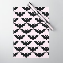 Pink Bats Wrapping Paper