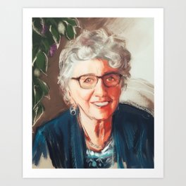 Grandma Anderson Art Print