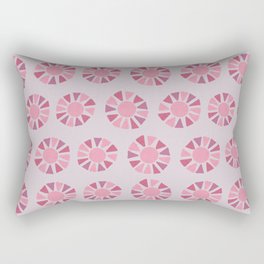 Pink modern sunshine | Cabin Crew Series Rectangular Pillow