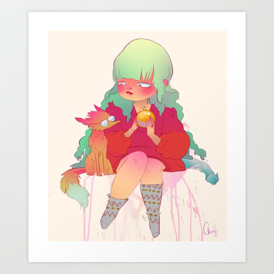 Holiday treat Art Print
