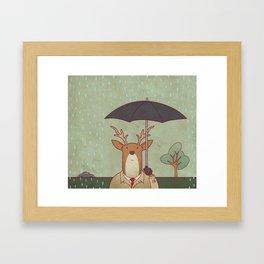 Raindeer Framed Art Print