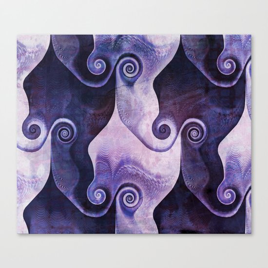 Swirly Spiral Canvas Print