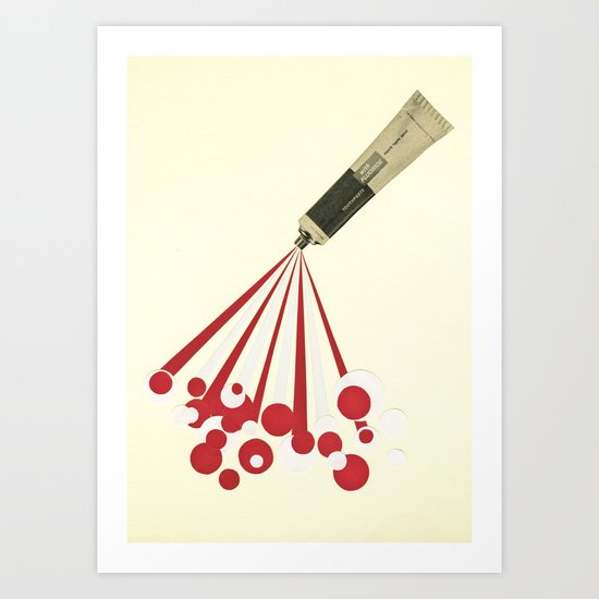 Foamy Art Print