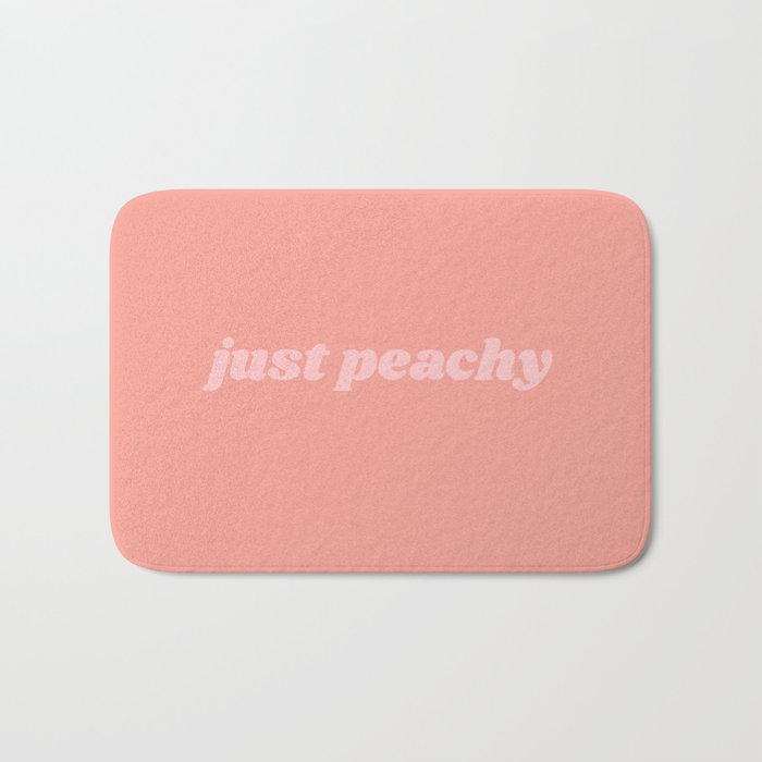 just peachy Bath Mat