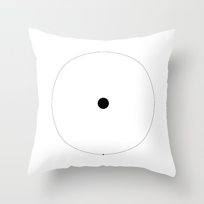 The Hydrogen Line - white Throw Pillow