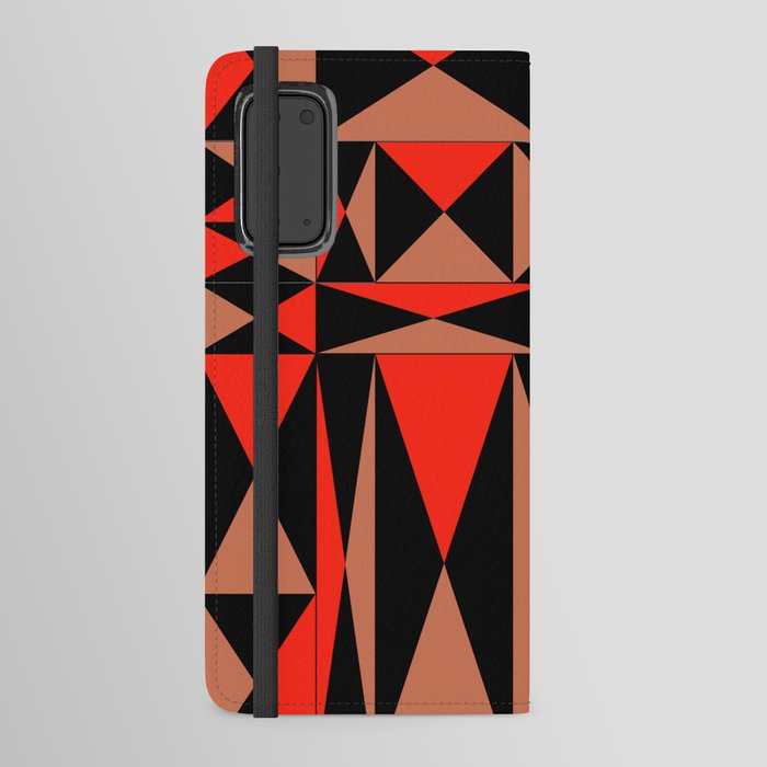 Abstraction_NEW_GEOMETRIC_TRIANGLE_MERRY_PATTERN_1130A Android Wallet Case