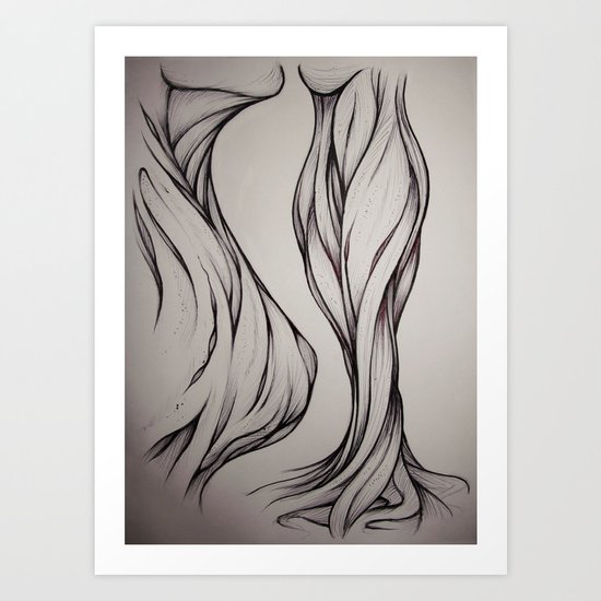 Hidden Curve Art Print