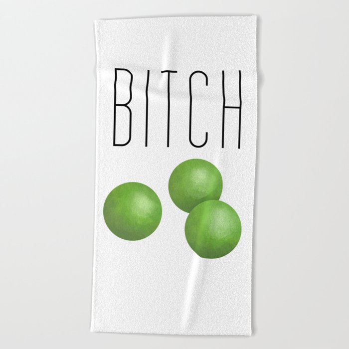 Peas Beach Towel By Avenger Society6 Peas Beach Towel