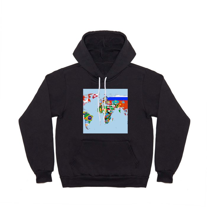 Globe with Flags Hoody